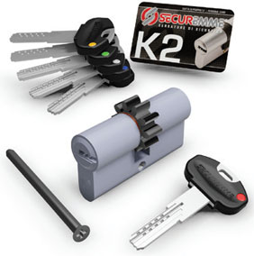 Cilindro de seguridad Securemme K2