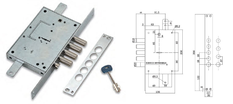 Cerradura Securemme 2500